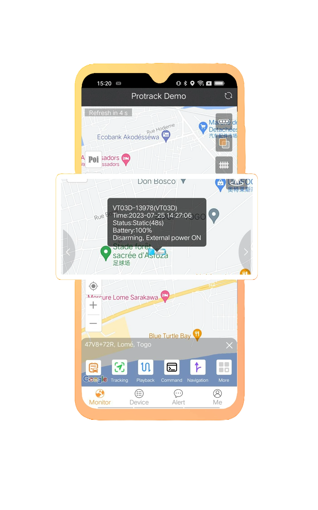 VT05R GPS Tracker Device